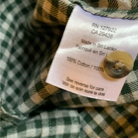 Mountain Khaki Men’s checked plaid Button up shirt size Large Gorpcore outdoor - Picture 8 of 9